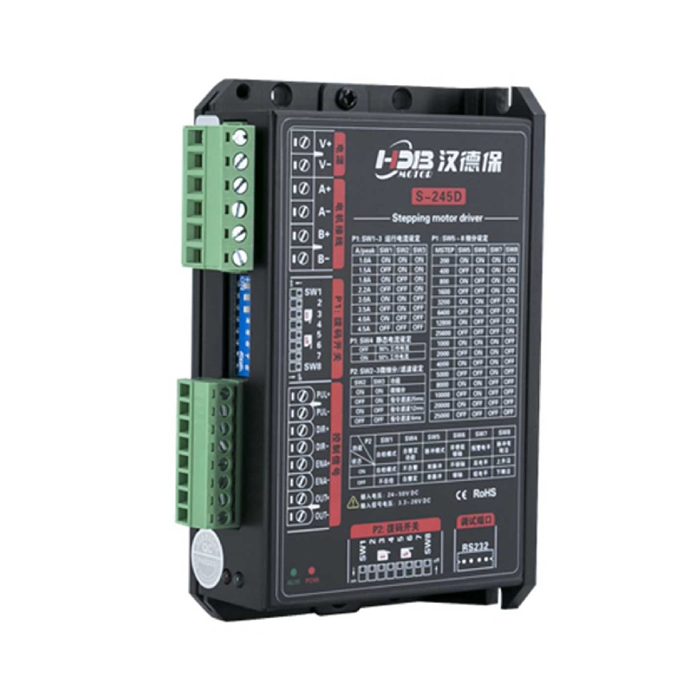 Цифровой двухфазный шаговый драйвер S-245D