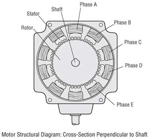 Stepper Motor Structure Diagram