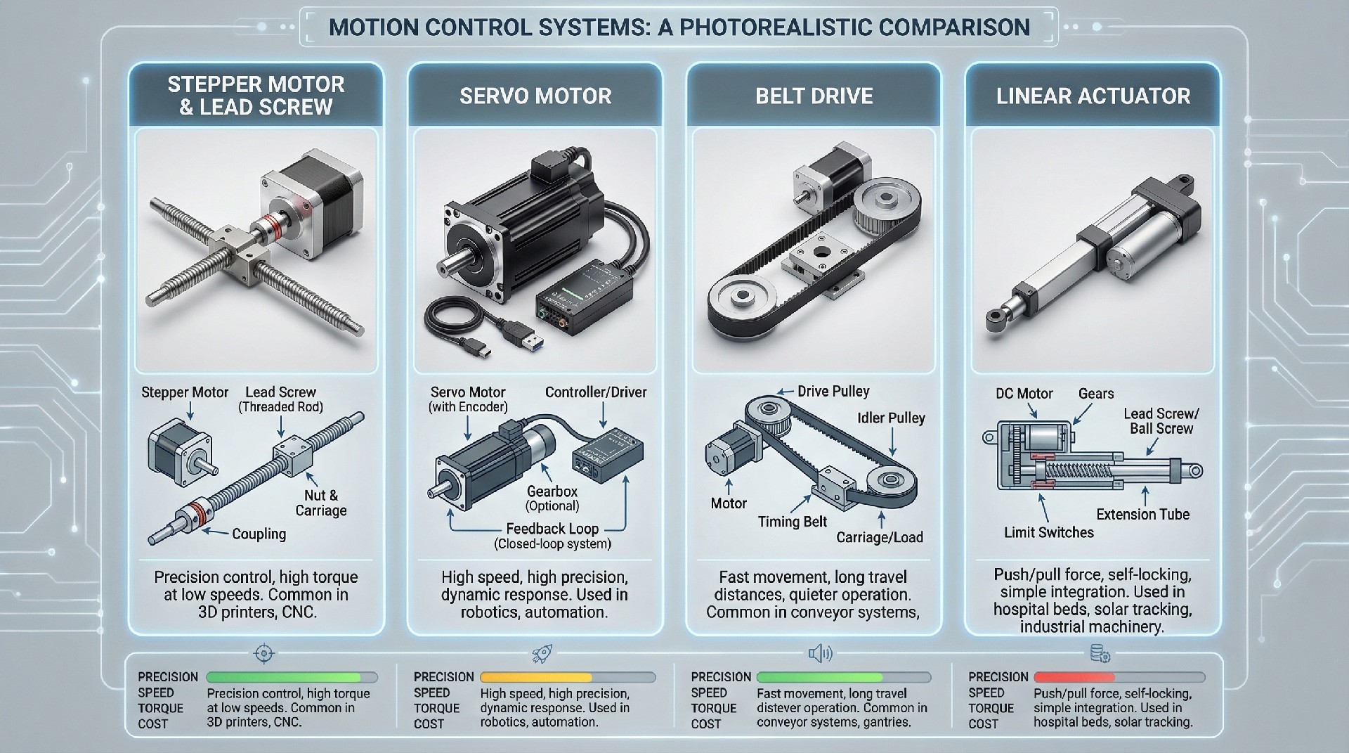 Stepper Motors and Lead Screws